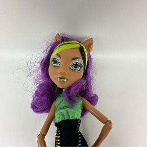 Wave 3 Clawdeen Wolf Monster High Doll Shoes Dress Earrings